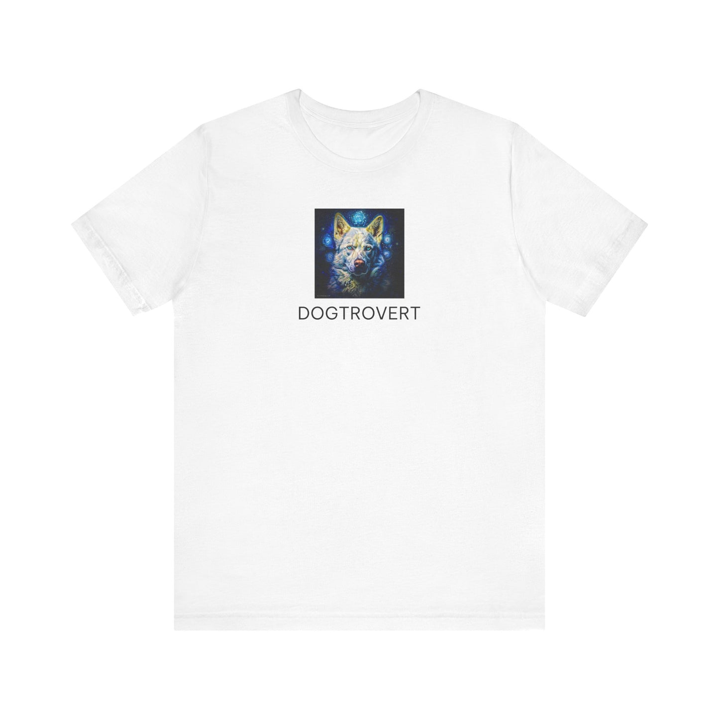 Unisex Short Sleeve Tee - Kyro "Dogtrovert - Van Gogh"