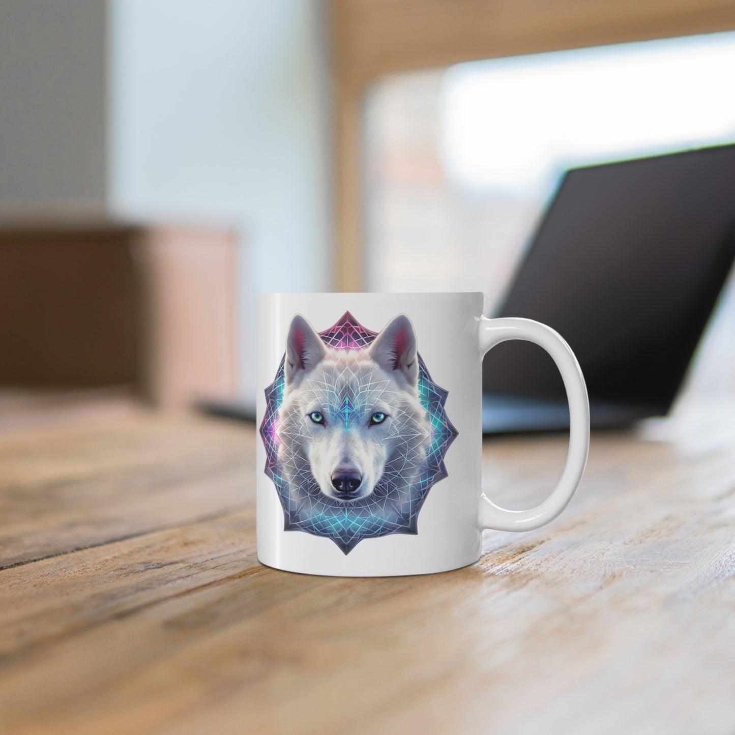 Mug - 11oz White - Kyro "Sacred Geometry"