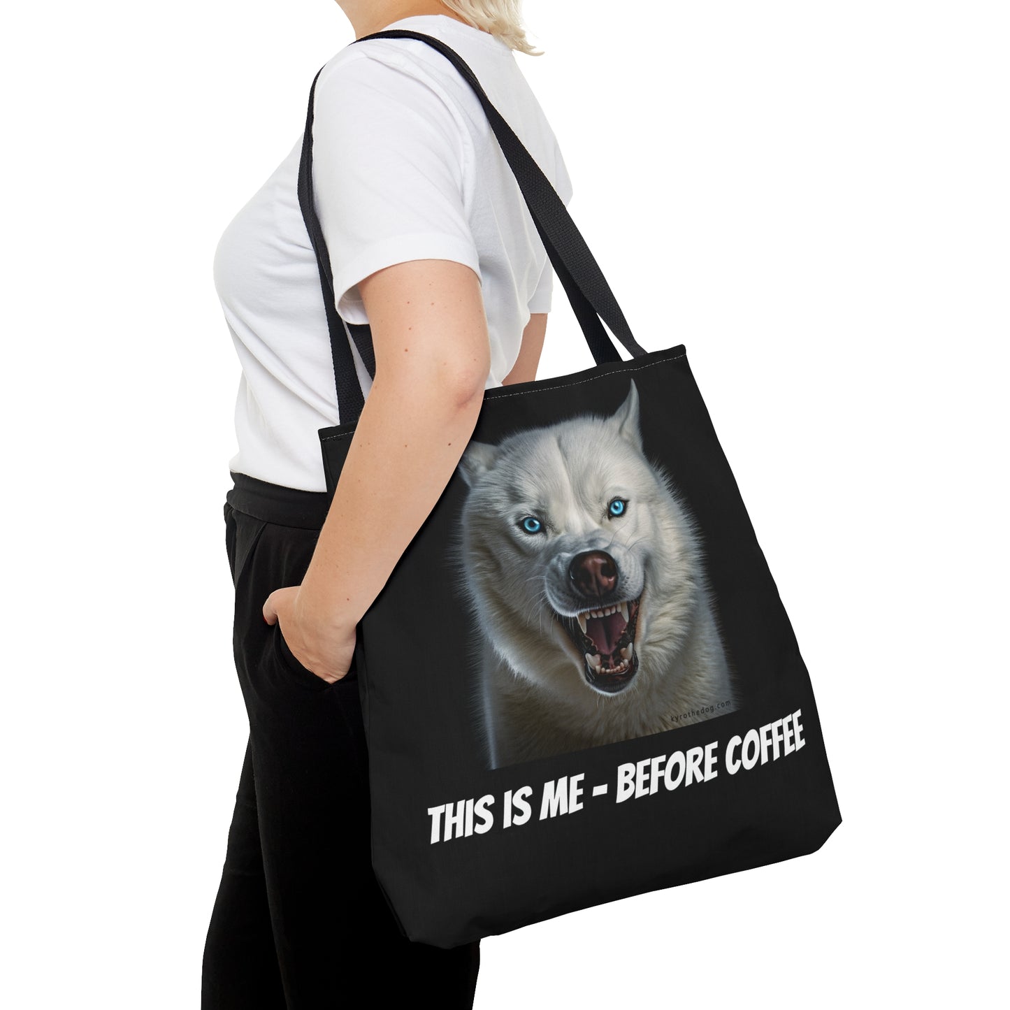 Tote Bag - Kyro "Coffee" - Different Images on Either Side of the Bag